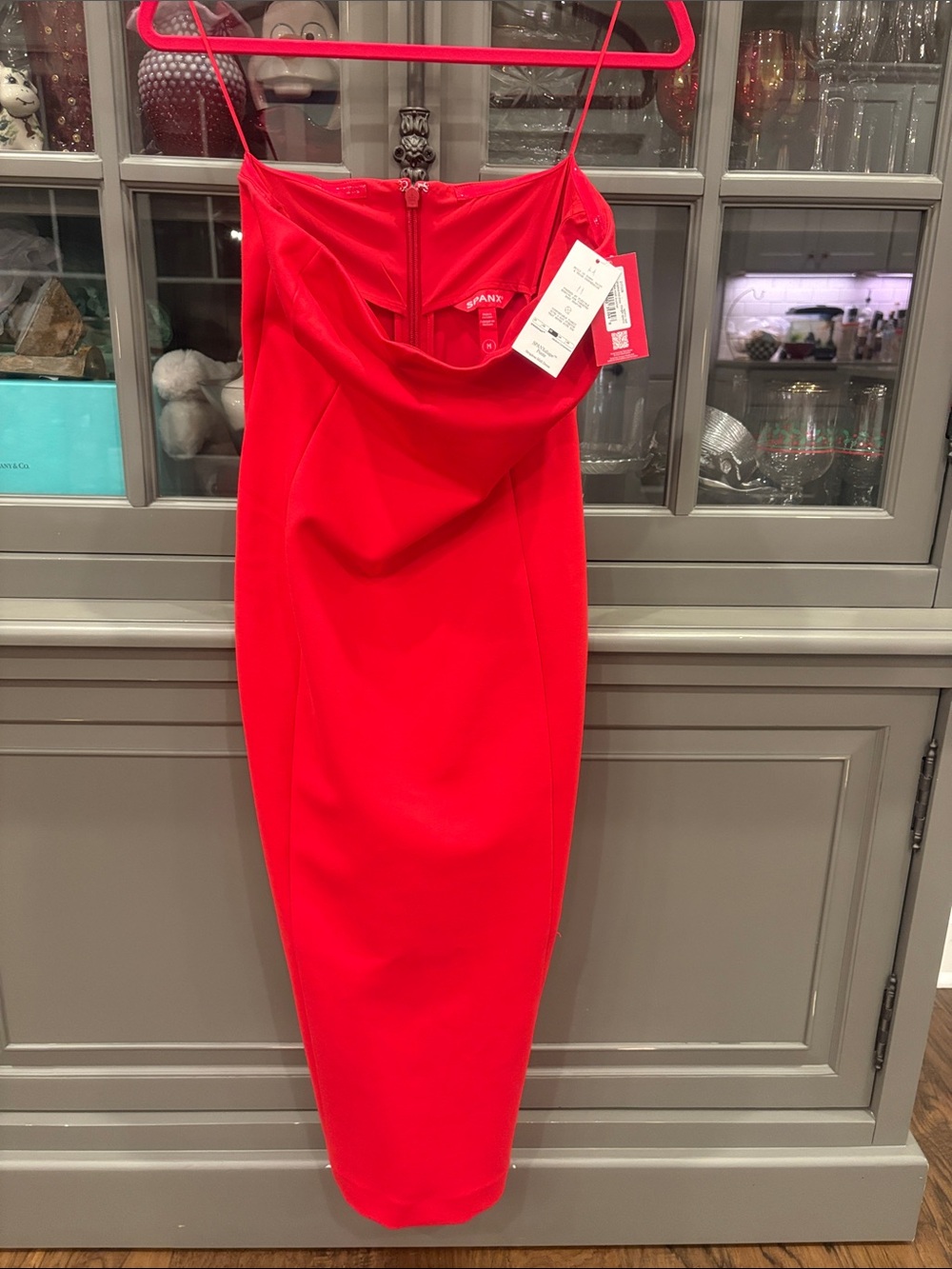 SPANXshape Ponte Strapless Midi Dress